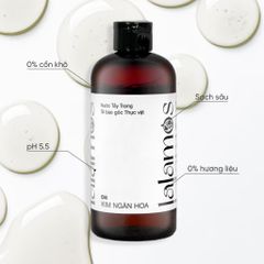 Nước Tẩy Trang Lalamos Đài Kim Ngân Hoa 280ml - Làm Sạch Dịu Nhẹ, Dưỡng Ẩm và Làm Dịu Da, Phù Hợp Mọi Loại Da