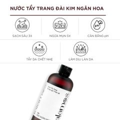 Nước Tẩy Trang Lalamos Đài Kim Ngân Hoa 280ml - Làm Sạch Dịu Nhẹ, Dưỡng Ẩm và Làm Dịu Da, Phù Hợp Mọi Loại Da