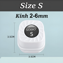 Chà Hồ Nam Châm Mini Sobo Vệ Sinh Hồ Cá - Thiết Kế Siêu Nhỏ Gọn, Các Kích Thước S, M, L Phù Hợp Cho Bể Thủy Sinh