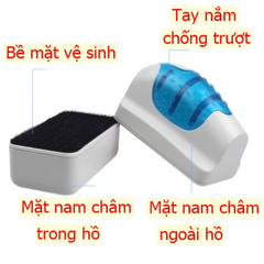 Dụng Cụ Vệ Sinh Hồ Cá Nam Châm Vipsun - Thiết Kế Nhỏ Gọn, Hiệu Quả Lau Chùi Bể Cá Cảnh An Toàn Và Linh Hoạt