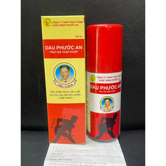 Dầu Xịt Giảm Đau Khớp Phước An 150ml - Giúp Giảm Đau Cơ, Sưng Tấy, Bầm Tím, Thích Hợp Cho Người Vận Động