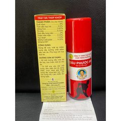Dầu Xịt Giảm Đau Khớp Phước An 150ml - Giúp Giảm Đau Cơ, Sưng Tấy, Bầm Tím, Thích Hợp Cho Người Vận Động