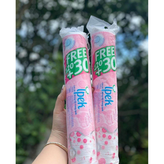 Bông Tẩy Trang Ipek Combo 5 Gói 150 Miếng - 100% Cotton Tự Nhiên, Siêu Mềm Mịn, Dành Cho Mọi Loại Da