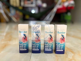 Dung Dịch Khử Clo Fresh Booster 100ml - Giải Pháp Xử Lý Nước Cao Cấp Cho Hồ Cá, Đảm Bảo Môi Trường Nuôi Cá An Toàn