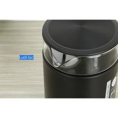 Ấm Siêu Tốc Thủy Tinh 1.7L SUNHOUSE MAMA SHD1330 - Bình Đun Nước Nhanh chóng, An Toàn, 1850W, Chất Liệu Bền Bỉ, Màu Đen