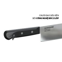 Dao Thái SUNHOUSE KS-KN165SS - Lưỡi 16.5cm, Thép SUS420J2, Độ Cứng 52±2 HRC, Công Nghệ Mài 65% - Dụng Cụ Nhà Bếp Chất Lượng Cao