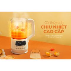Máy làm sữa hạt đa năng SUNHOUSE SHD5261 - Công suất 400W, dung tích 1000ml, đa chức năng: sữa đậu, sinh tố, cháo và súp