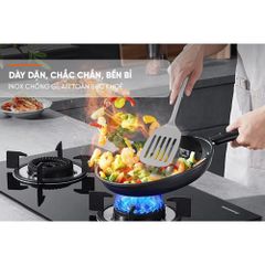 Xẻng Sạn Chiên Xào Inox 330mm SUNHOUSE KS-TU330I - Dụng Cụ Bếp Chất Lượng Cao, Thích Hợp Để Nấu Nướng Tiện Lợi