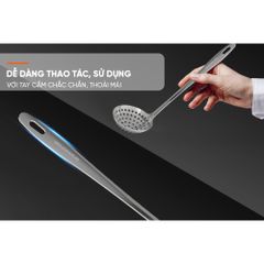 Muôi Vá Thủng 290 Inox SUNHOUSE KS-SL290I - Dụng Cụ Nhà Bếp Chất Lượng Cao, Tiện Ích Cho Mọi Gia Đình
