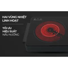 Bếp hồng ngoại hai vòng nhiệt 2200W SUNHOUSE SHD6022
