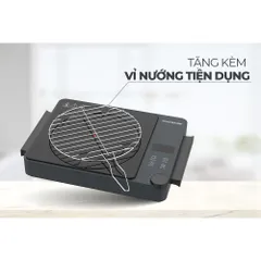 Bếp hồng ngoại hai vòng nhiệt 2200W SUNHOUSE SHD6022