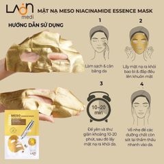 Hộp 10 miếng Mặt nạ Laonmedi Meso 30ml - Cấp ẩm và làm sáng da, kèm Kem Dưỡng Mắt 40ml chất lượng cao từ Hàn Quốc