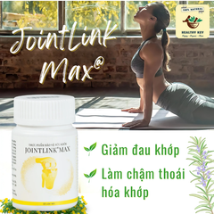 Jointlink Max - Viên Nén Giảm Đau Nhức Xương Khớp Hữu Cơ, Hỗ Trợ Chống Thoái Hóa, Hộp 30 Viên