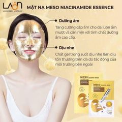Hộp 10 Miếng Mặt Nạ Laonmedi Meso Essence - Chăm Sóc Da Cấp Ẩm, Nâng Cơ, Tặng Kem Dưỡng Mắt 40ml - Sản Phẩm Hàn Quốc