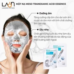 Hộp 10 Miếng Mặt Nạ Laonmedi Meso Essence - Chăm Sóc Da Cấp Ẩm, Nâng Cơ, Tặng Kem Dưỡng Mắt 40ml - Sản Phẩm Hàn Quốc
