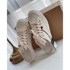 Giày Mules Sục Thể Thao Nữ Đế Bằng 3cm Ailee - Sneaker Basic Đạp Gót Thoải Mái, Thời Trang, Sale Full Box