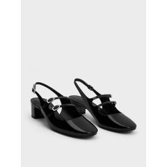 Giày búp bê nữ Mary Jane Double-Strap Slingback gót vuông mũi tròn Ailee 2244 - Thời trang nữ dễ phối đồ, sang trọng và thoải mái