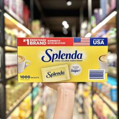 Đường ăn kiêng Splenda Zero Calorie Sweetener 1000 gói - Giải pháp ngọt lành mạnh từ Mỹ, không calo, an toàn cho người tiểu đường