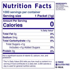 Đường ăn kiêng Splenda Zero Calorie Sweetener 1000 gói - Giải pháp ngọt lành mạnh từ Mỹ, không calo, an toàn cho người tiểu đường