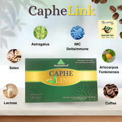 Cà Phê Link Nguyên Chất Decaf Thảo Mộc Rang Xay 320g - Tăng Cường Đề Kháng, Không Gây Bồn Chồn, Phù Hợp Người Nhạy Cảm Caffeine