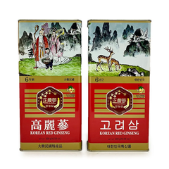 Hồng Sâm Khô Hộp Thiếc Bio Hàn Quốc 300g - Tăng Cường Sức Khỏe, Hỗ Trợ Miễn Dịch, Phục Hồi Năng Lượng, Quà Tặng Sang Trọng