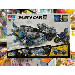 Hộp Lego Lắp Ghép Mô Hình Xe Ô Tô NINJA 7644 - Đồ Chơi Lắp Ráp Thú Vị cho Trẻ Em Yêu Thích Hành Động Ninja