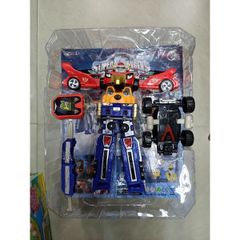 Hộp đồ chơi lắp ghép Robot biến hình Super Rangers 6688-A - Đồ chơi xếp hình ô tô Cơ Động cho bé