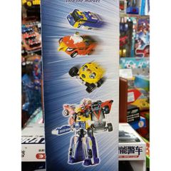 Hộp đồ chơi lắp ghép Robot biến hình Super Rangers 6688-A - Đồ chơi xếp hình ô tô Cơ Động cho bé