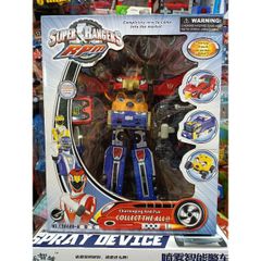 Hộp đồ chơi lắp ghép Robot biến hình Super Rangers 6688-A - Đồ chơi xếp hình ô tô Cơ Động cho bé