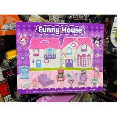 Hộp Đồ Chơi Mô Hình Nhà Kuromi Funny House Có Nhạc & Đèn Phát Sáng 5807 - Quà Tặng Dễ Thương Cho Trẻ Em