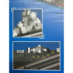 Mô Hình Lắp Ghép Tàu Sân Bay MINGDI 0889 - Đồ Chơi Lego Hấp Dẫn Cho Trẻ Em và Người Đam Mê Ẩm Thực Hàng Hải