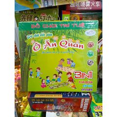Hộp Đồ Chơi Trí Tuệ 3in1 - Ô Ăn Quan, Cờ Vây, và Cờ Ca Rô - Đồ Chơi Giáo Dục Phát Triển Tư Duy Trẻ Em