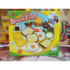 Hộp Đất Nặn Đồ Chơi BREAK FAST COLOOR CLAY SERIES 5811 - Bộ Sản Phẩm Nghệ Thuật Sáng Tạo Cho Trẻ Em - Mẫu Ngẫu Nhiên