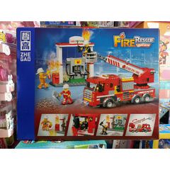 Hộp Lego Lắp Ghép Xe Ô Tô Cứu Hỏa QL2262 - Đồ Chơi Xây Dựng Sáng Tạo Cho Trẻ Em, Quà Tặng Thú Vị