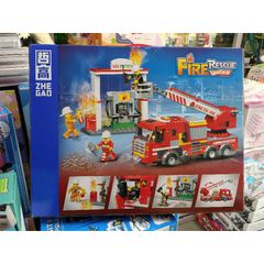 Hộp Lego Lắp Ghép Xe Ô Tô Cứu Hỏa QL2262 - Đồ Chơi Xây Dựng Sáng Tạo Cho Trẻ Em, Quà Tặng Thú Vị