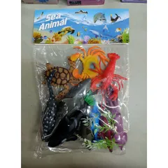 Bộ Đồ Chơi Mô Hình Động Vật Biển Sea Animal - 10 Con Giao Màu Ngẫu Nhiên, Quyến Rũ Cho Trẻ Em Yêu Thích Khám Phá Thế Giới Đại Dương