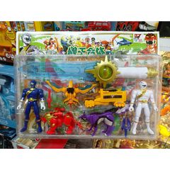 Bộ đồ chơi mô hình Siêu Nhân Gao thú FIGHT THE BRIGADE 2817-5