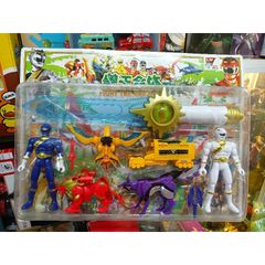 Bộ đồ chơi mô hình Siêu Nhân Gao thú FIGHT THE BRIGADE 2817-5
