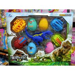 Hộp đồ chơi lắp ghép biến hình Trứng khủng long ST-25 - Đồ chơi xếp hình sáng tạo cho trẻ em, phát triển tư duy và kỹ năng