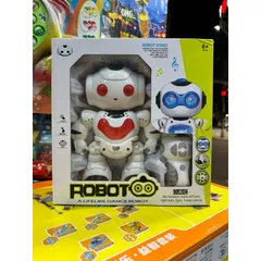 Hộp Đồ Chơi Robot Điều Khiển Từ Xa 606-1 - Có Nhạc và Đèn Phát Sáng - Quà Tặng Trẻ Em Màu Sắc Ngẫu Nhiên
