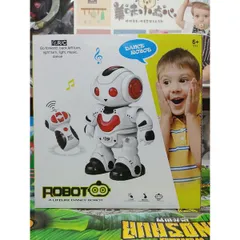 Hộp Đồ Chơi Robot Điều Khiển Từ Xa 606-1 - Có Nhạc và Đèn Phát Sáng - Quà Tặng Trẻ Em Màu Sắc Ngẫu Nhiên