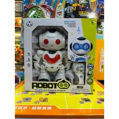 Hộp Đồ Chơi Robot Điều Khiển Từ Xa 606-1 - Có Nhạc và Đèn Phát Sáng - Quà Tặng Trẻ Em Màu Sắc Ngẫu Nhiên