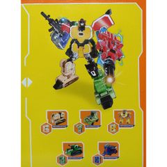 Hộp đồ chơi lắp ghép robot DEFORMATION - Thiết kế sáng tạo, học số và phát triển tư duy cho trẻ - Giao màu ngẫu nhiên