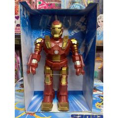 Mô Hình Nhân Vật IRON MAN Biết Đi Có Nhạc & Đèn Phát Sáng - Đồ Chơi Sưu Tầm Siêu Anh Hùng Marvel, Tặng Kèm Pin