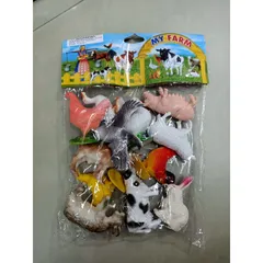 Bộ Đồ Chơi Động Vật MY FARM - Mô Hình 12 Con Thú Nhà Cho Trẻ Em - Đồ Chơi Giáo Dục Sáng Tạo