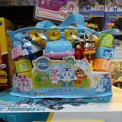 Bộ đồ chơi Xếp hình ROBOCAR POLI FUNNY BLOCK 3620 (giao màu ngẫu nhiên)
