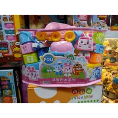 Bộ đồ chơi Xếp hình ROBOCAR POLI FUNNY BLOCK 3620 (giao màu ngẫu nhiên)
