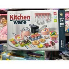 Hộp Đồ Chơi Nấu Ăn KITCHEN 5766 - Bộ 108 Chi Tiết Lập Kế Hoạch Nấu Nướng Thú Vị Cho Trẻ Em - Mẫu Ngẫu Nhiên