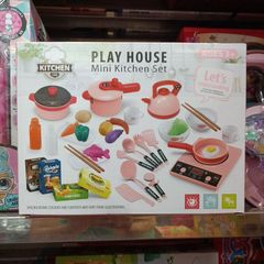 Hộp Đồ Chơi Nấu Ăn PLAY HOUSE - Bếp Từ Có Nhạc và Đèn Phát Sáng Mini Kitchen Set 5752 - Món Quà Tuyệt Vời Cho Trẻ Em