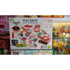 Hộp Đồ Chơi Nấu Ăn PLAY HOUSE - Bếp Từ Có Nhạc và Đèn Phát Sáng Mini Kitchen Set 5752 - Món Quà Tuyệt Vời Cho Trẻ Em
